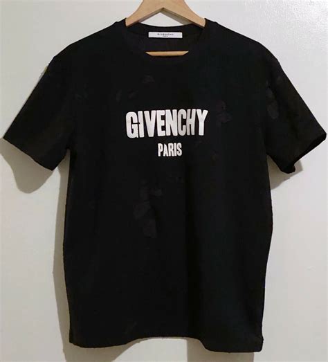 givenchy 2021 t shirt|Givenchy distressed t shirt.